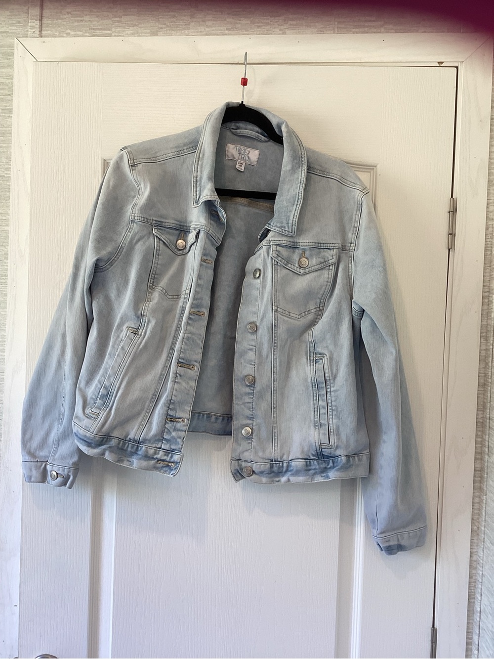 Time and Tru Light Blue Denim Jacket 3XL EUC